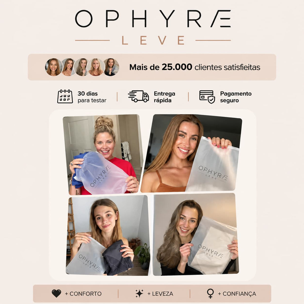 OPHYRA LEVE — LEGGING MODELADORA COM COMPRESSÃO 3D - ophyrae